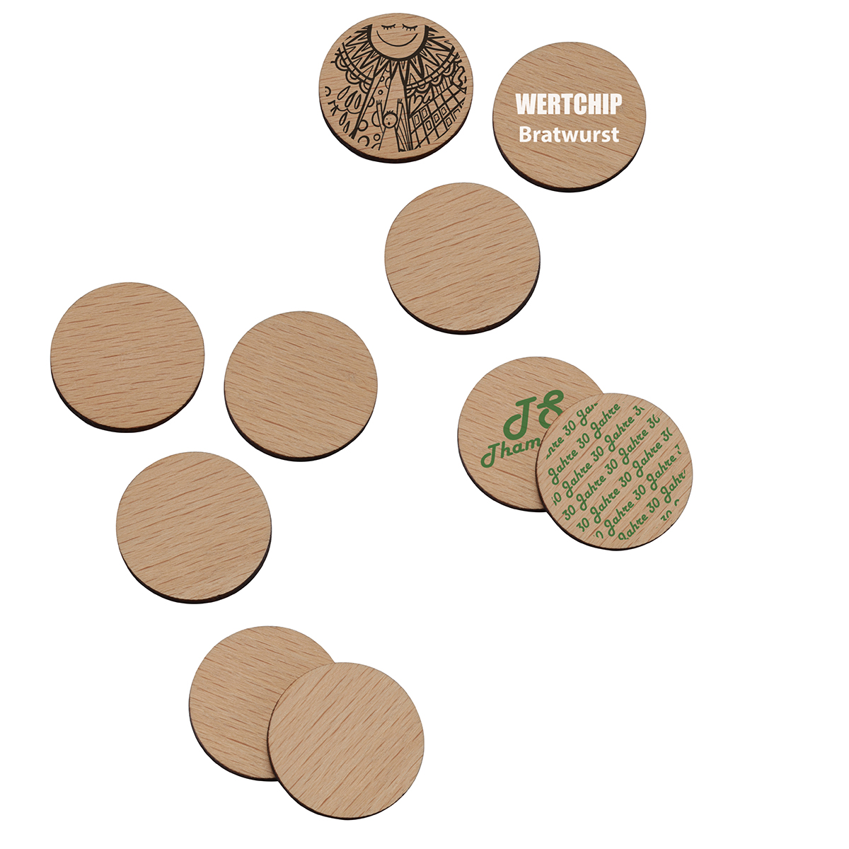 Chip Vorderseite (ø 2 cm)