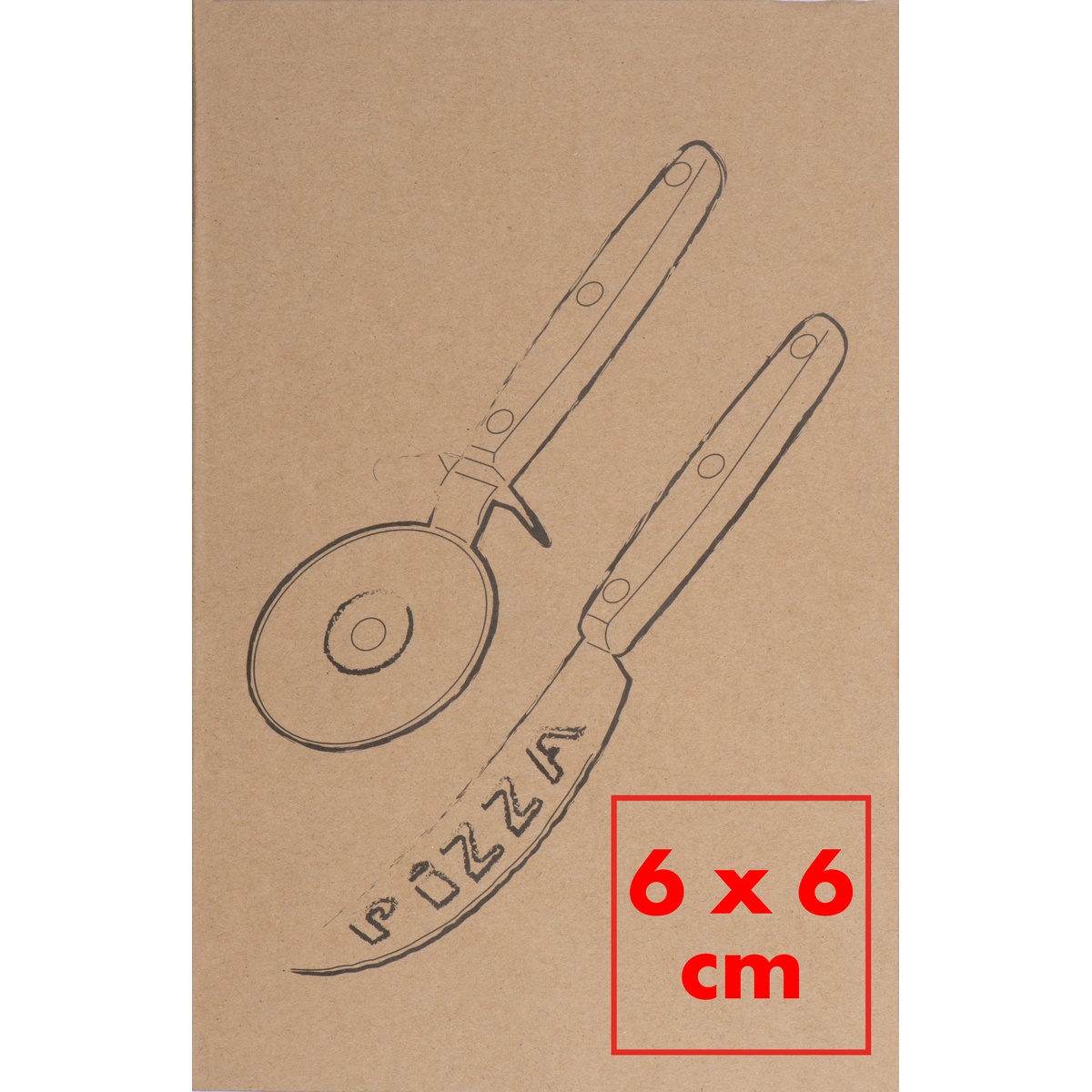 Auf dem Einband (6 x 6 cm)