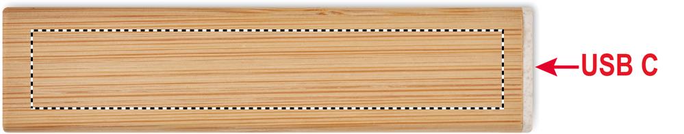 Oberseite (1,5 x 9 cm)