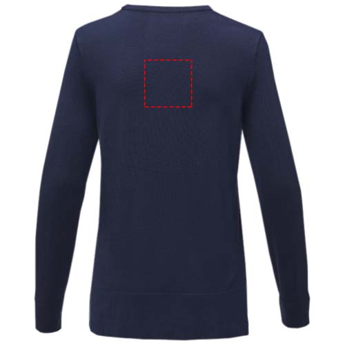 Großflächig auf die Rückseite (9,9 x 9,9 cm)