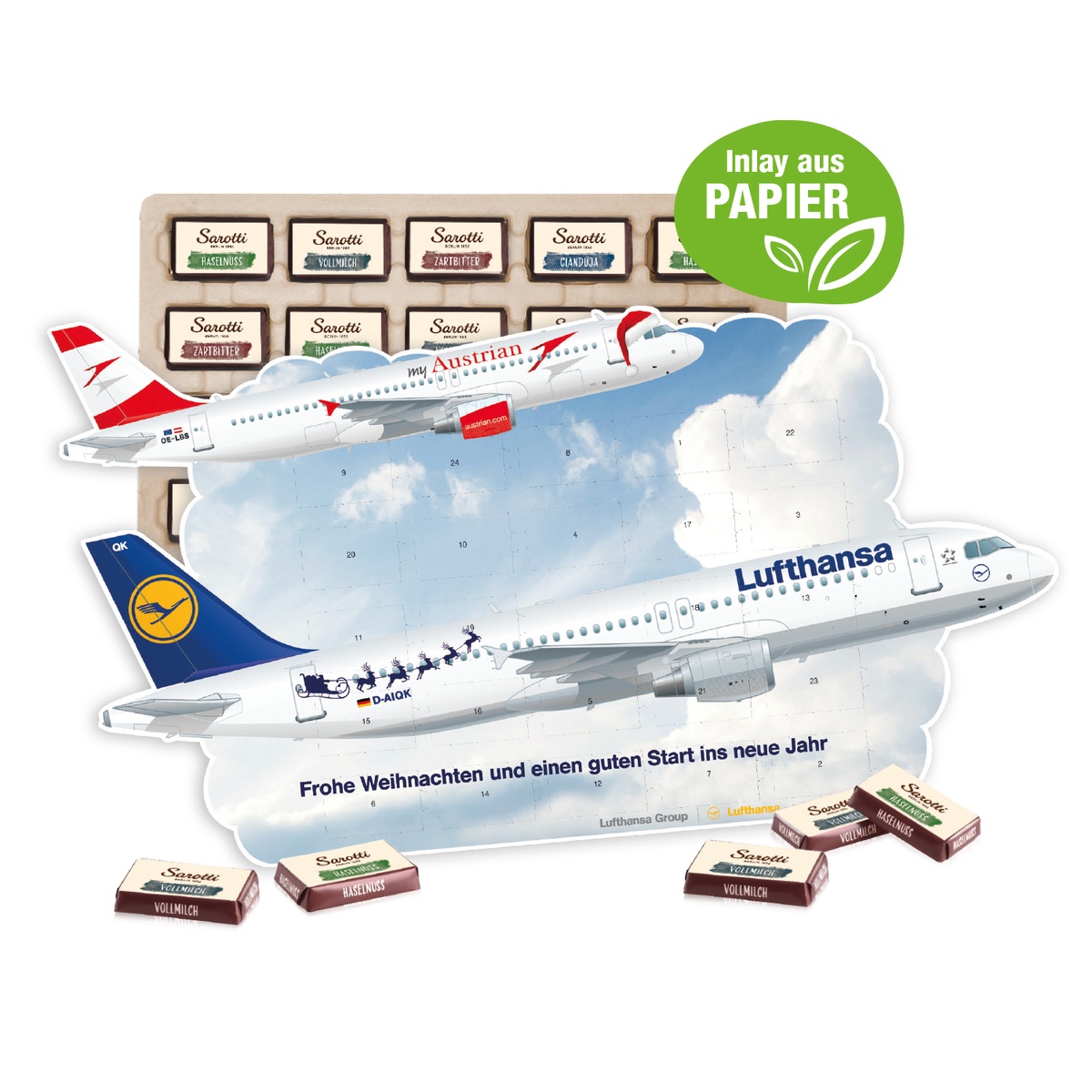 Rundum (ca. 340 x 250 x 13 mm)