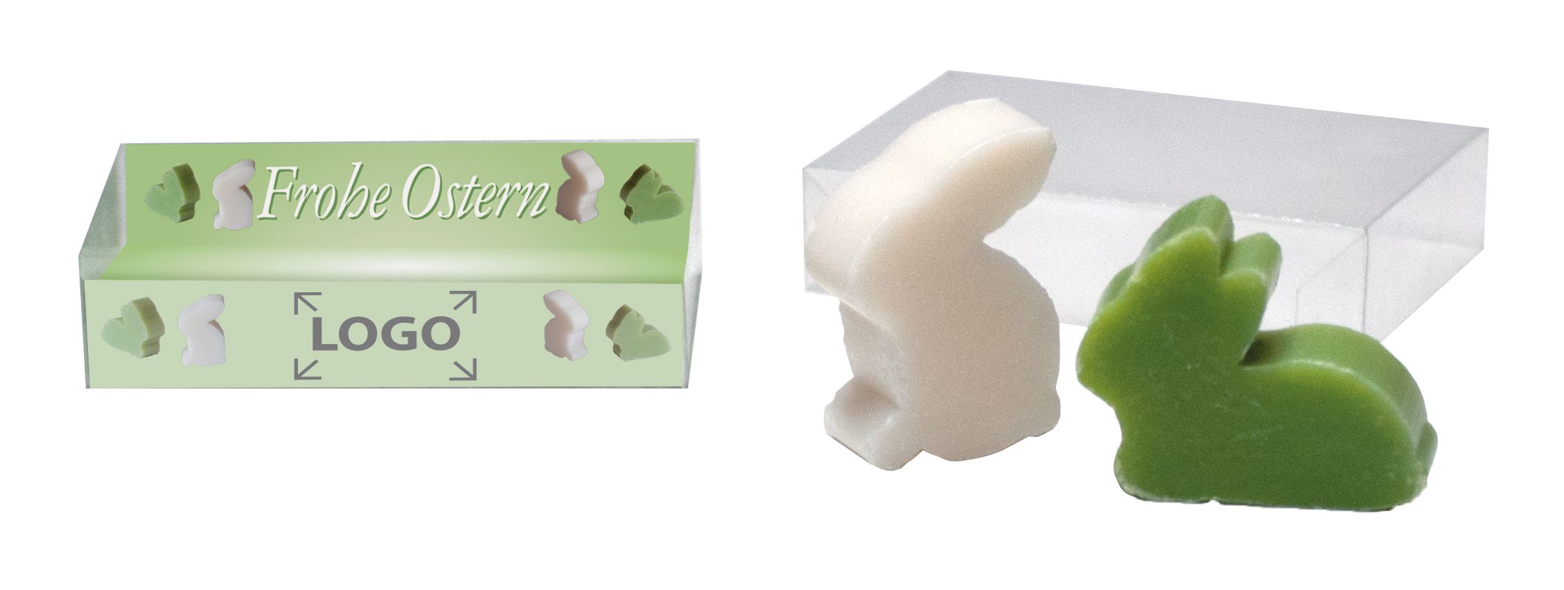 auf den Einleger (9,5 x 8,5 cm)