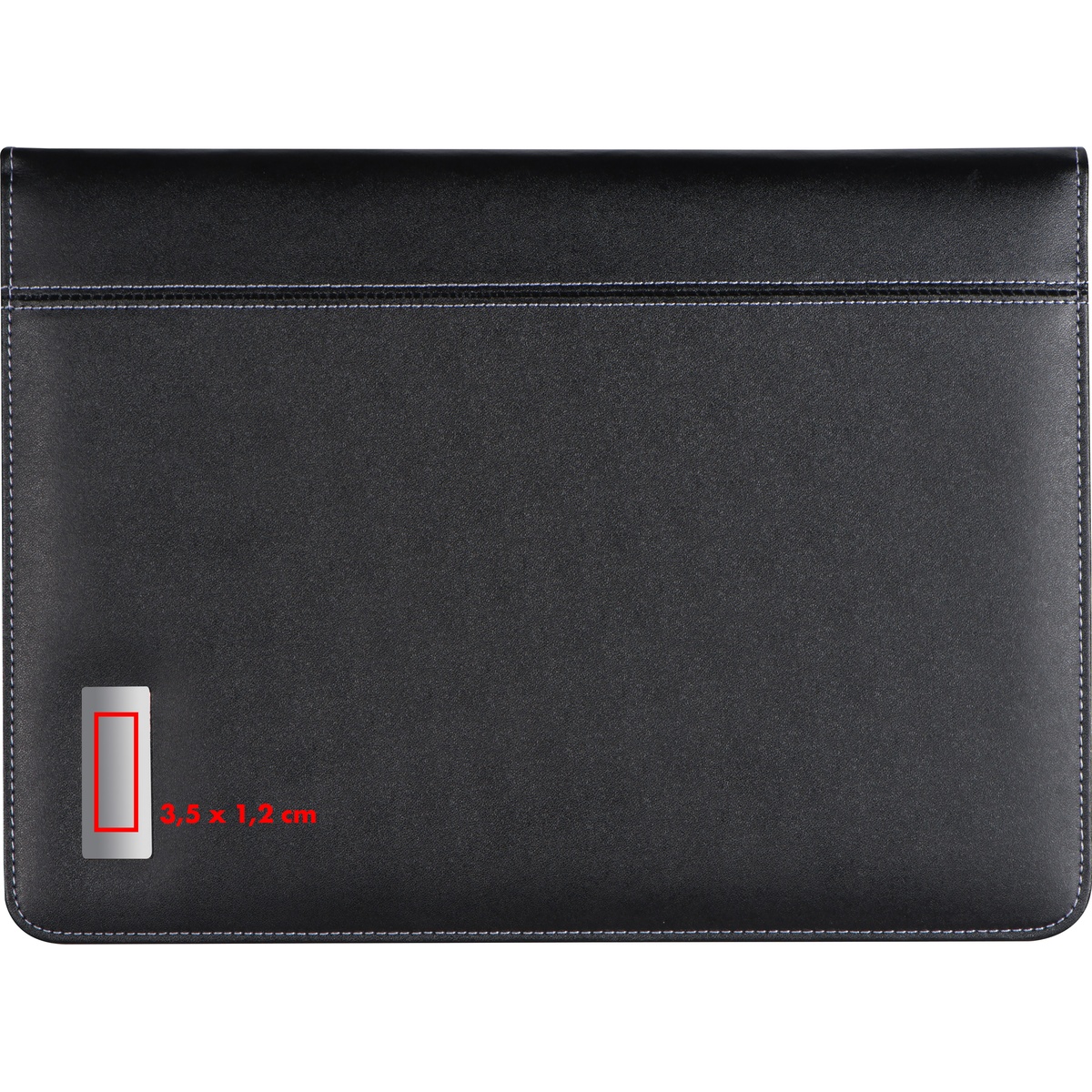 Auf dem Metallplättchen (3,5 x 1,2 cm)