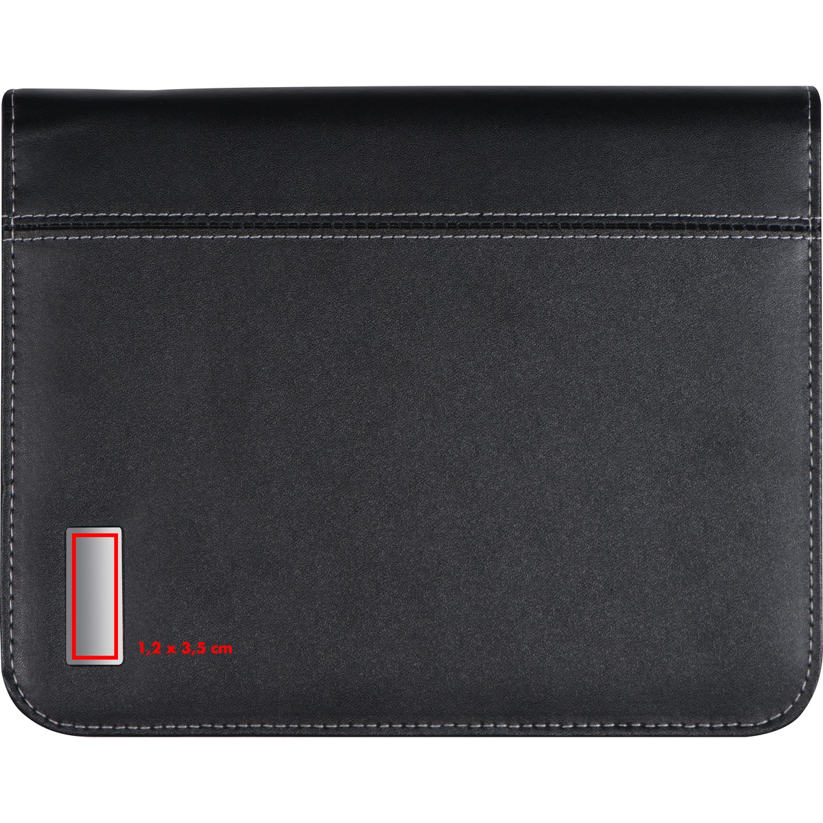 Auf dem Metallplättchen (3,5 x 1,2 cm)