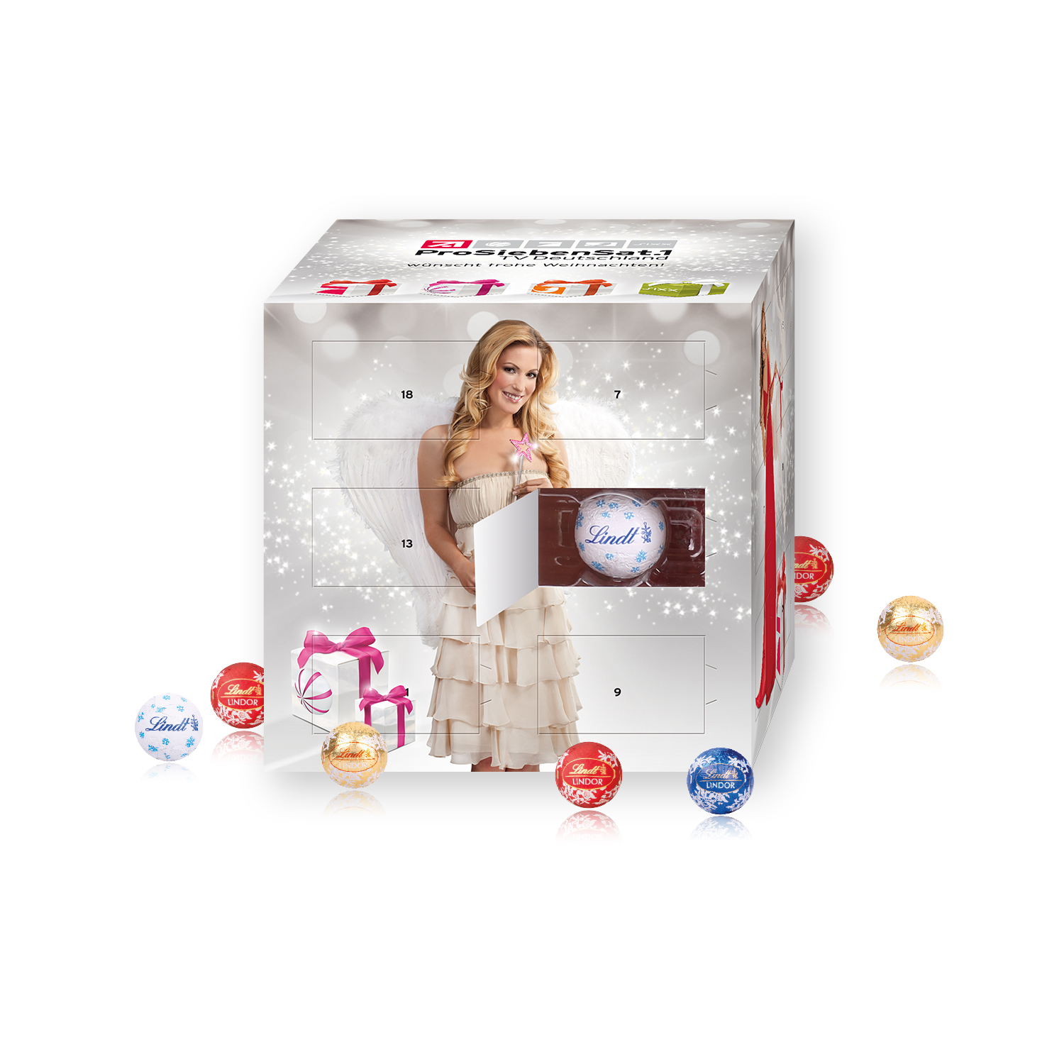 Rundum (ca. 10,8 x 10,8 x 10,8 cm)