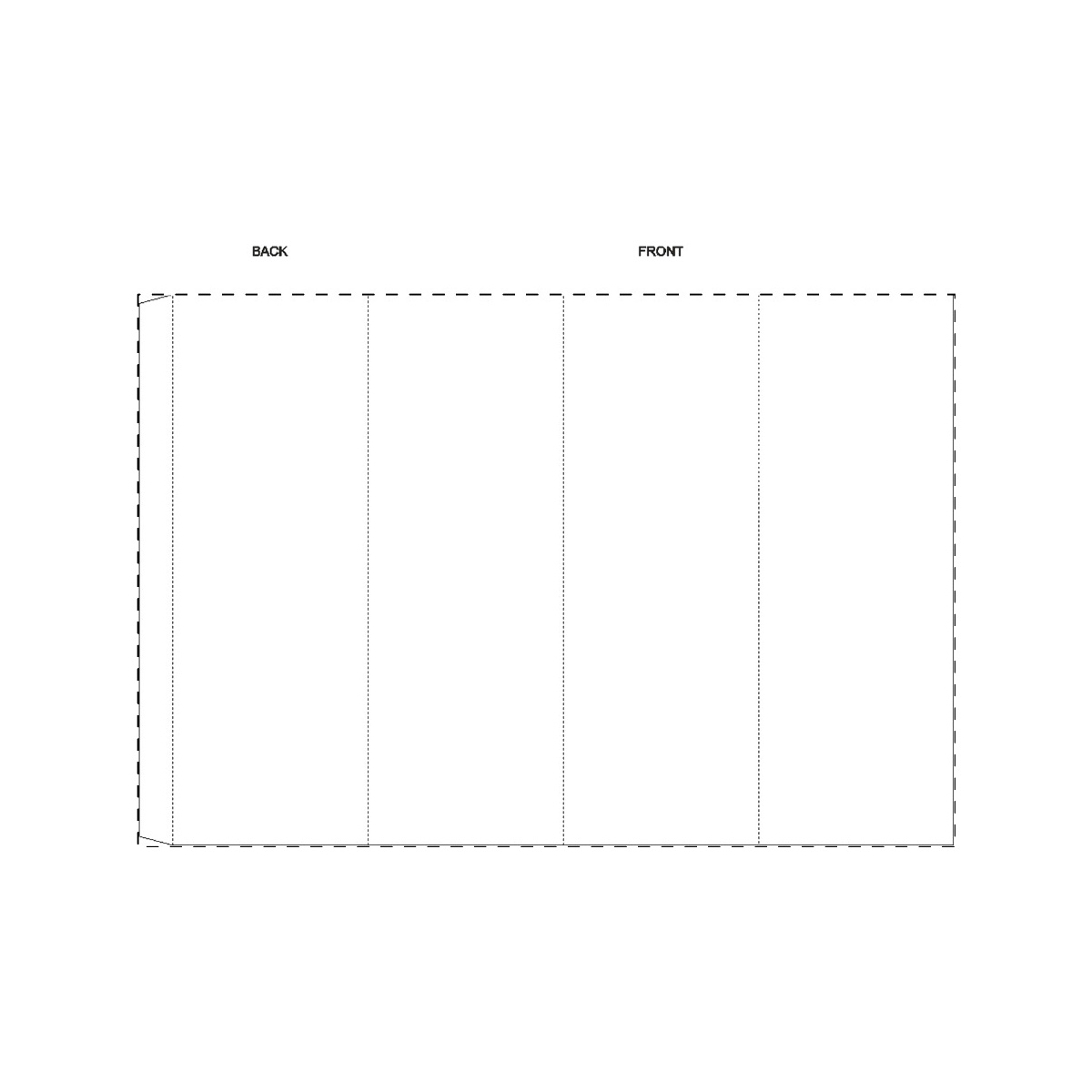 Maßgefertigte Papierbanderole (318 x 215 mm)