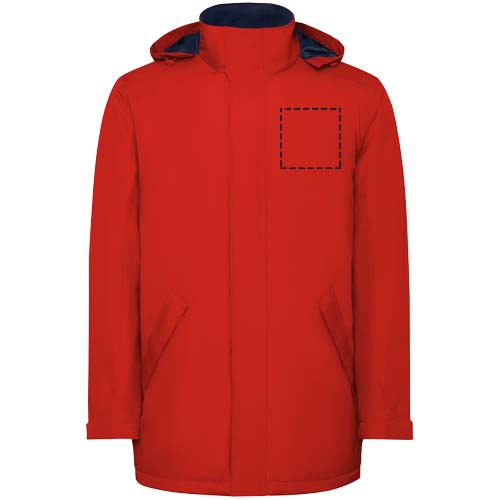 linke Brust (7,8 x 7,8 cm )