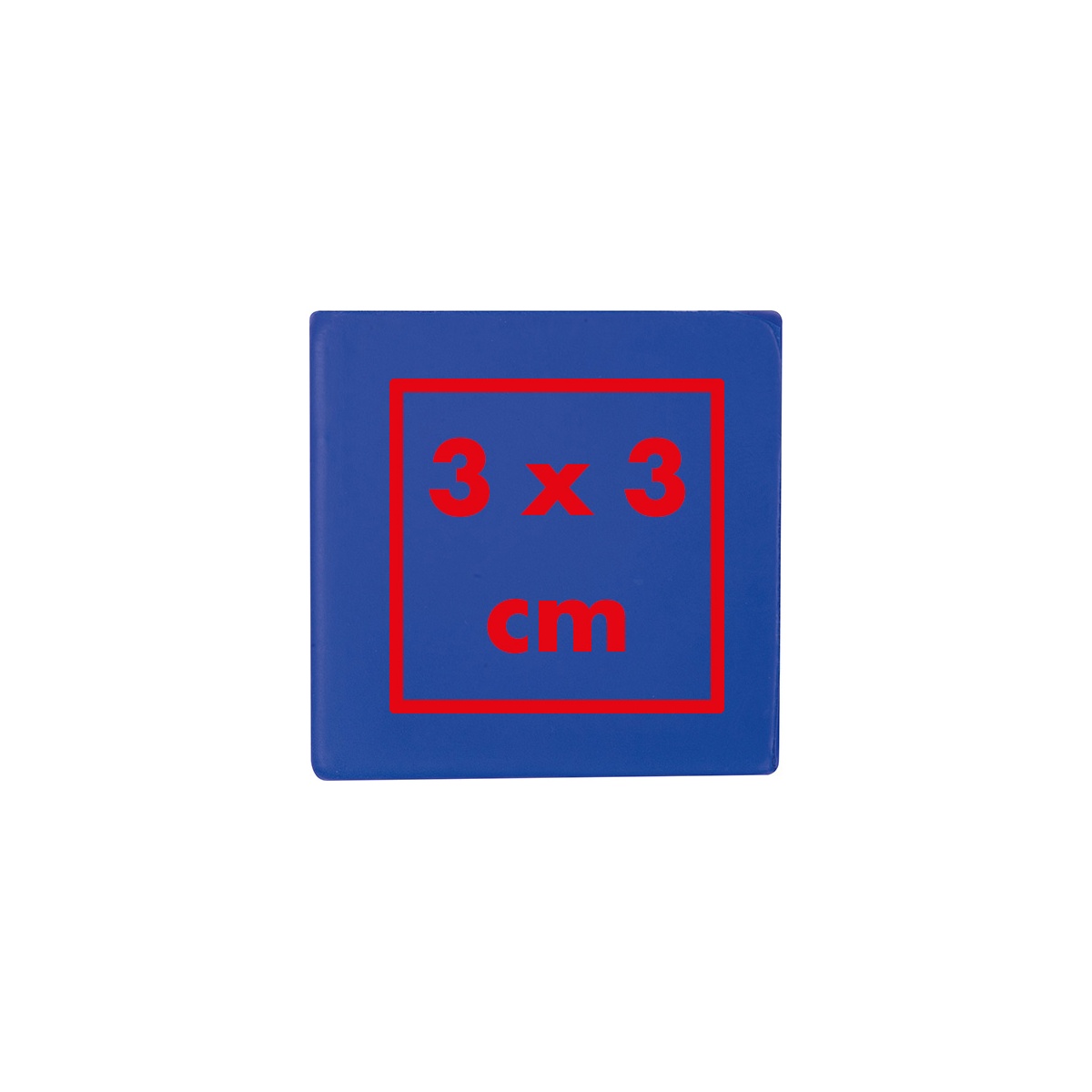 Auf einer Seite (3 x 3 cm)