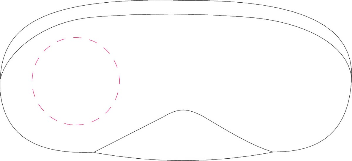 auf ein Auge (Ø 4,5 cm)