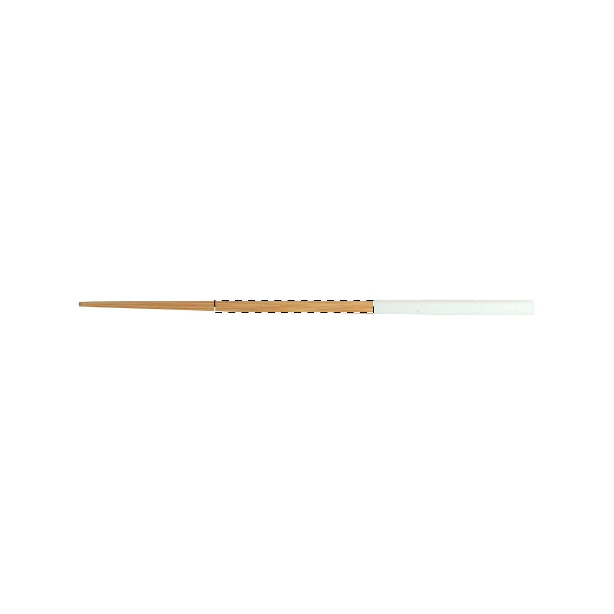Essstäbchen 1 - Bambusteil (40 x 5 mm)