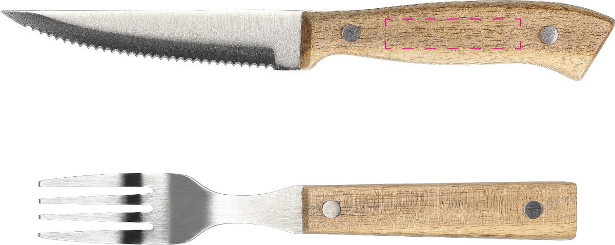 auf Griff Messer (5x1,1 cm)