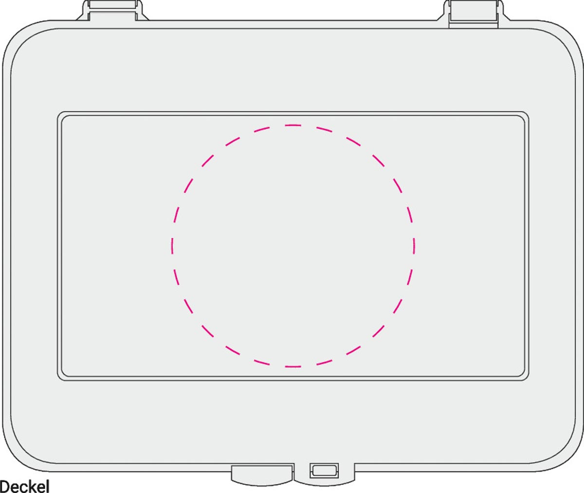 auf Deckel (Ø 6 cm)
