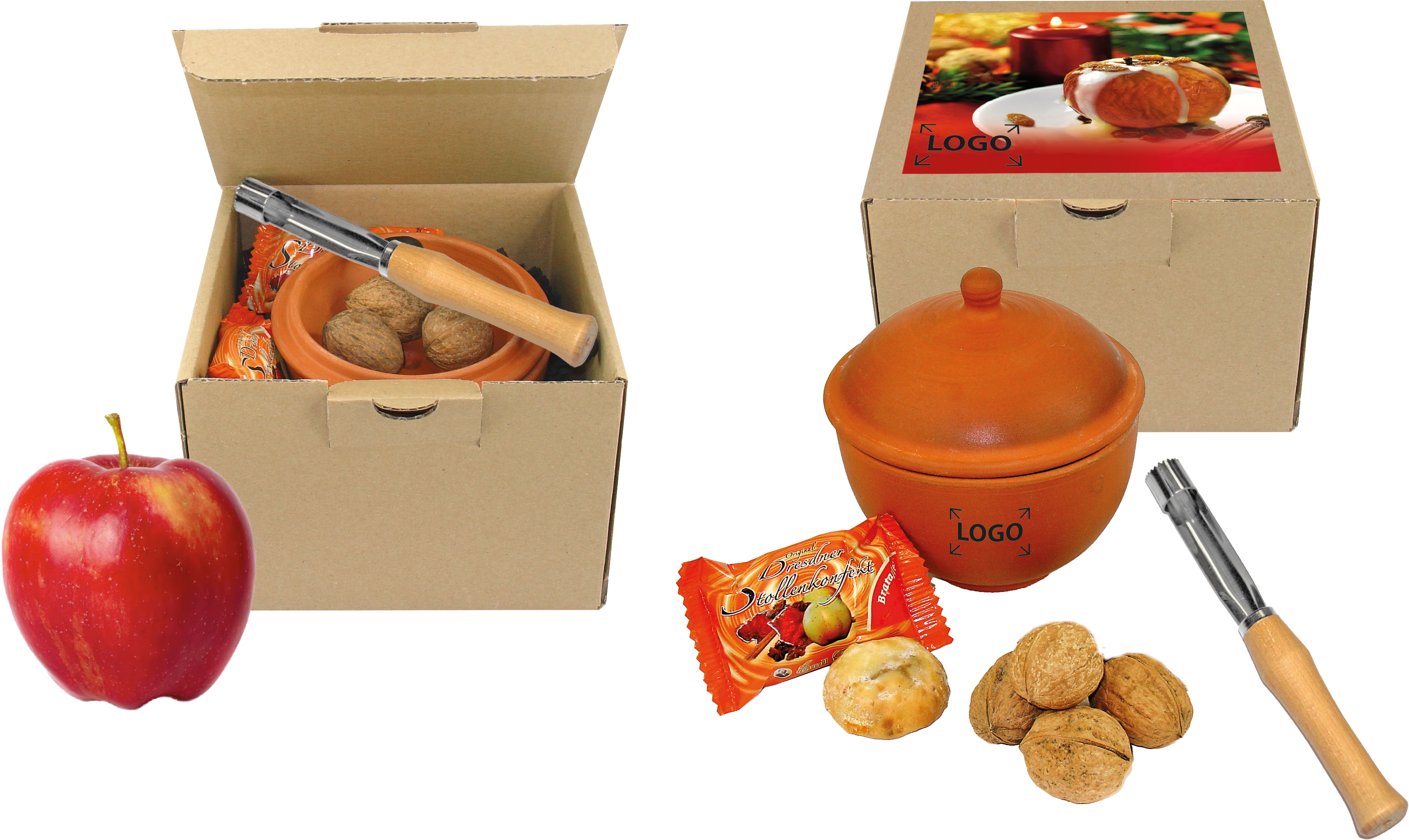 auf das Etikett (12,0 x 12,0 cm)