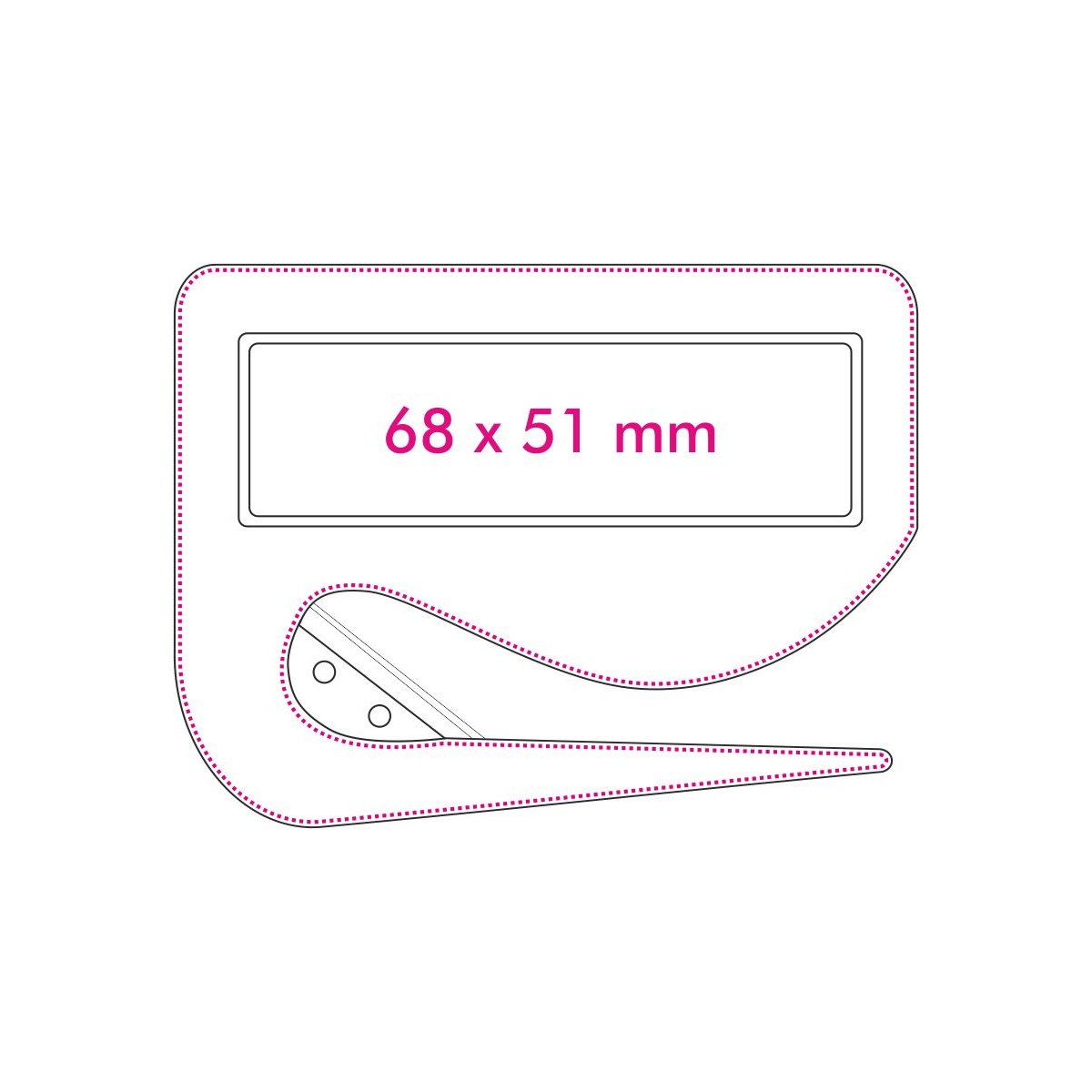 Rückseite (6,8 x 5,1 cm)