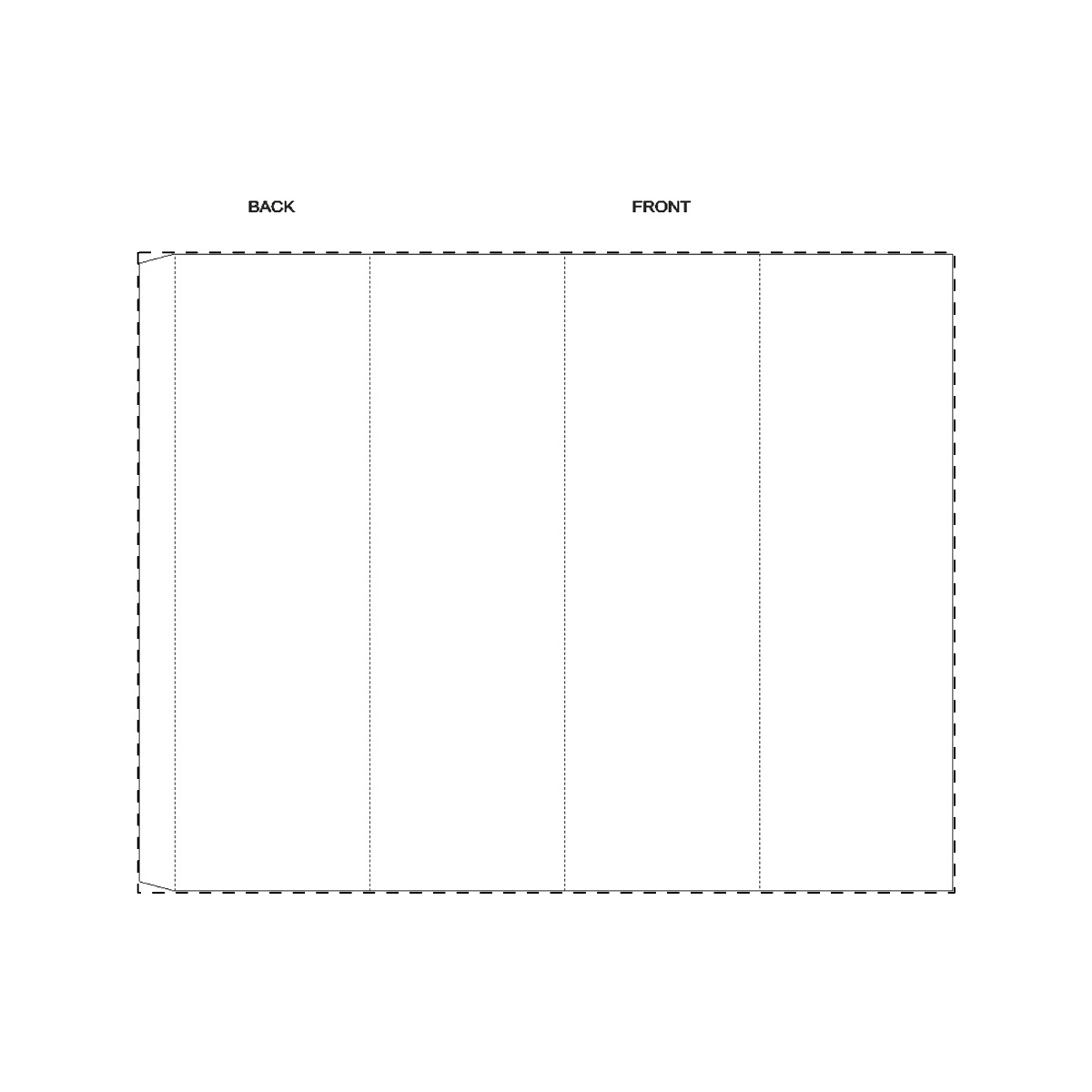 Maßgefertigte Papierbanderole (298 x 233 mm)