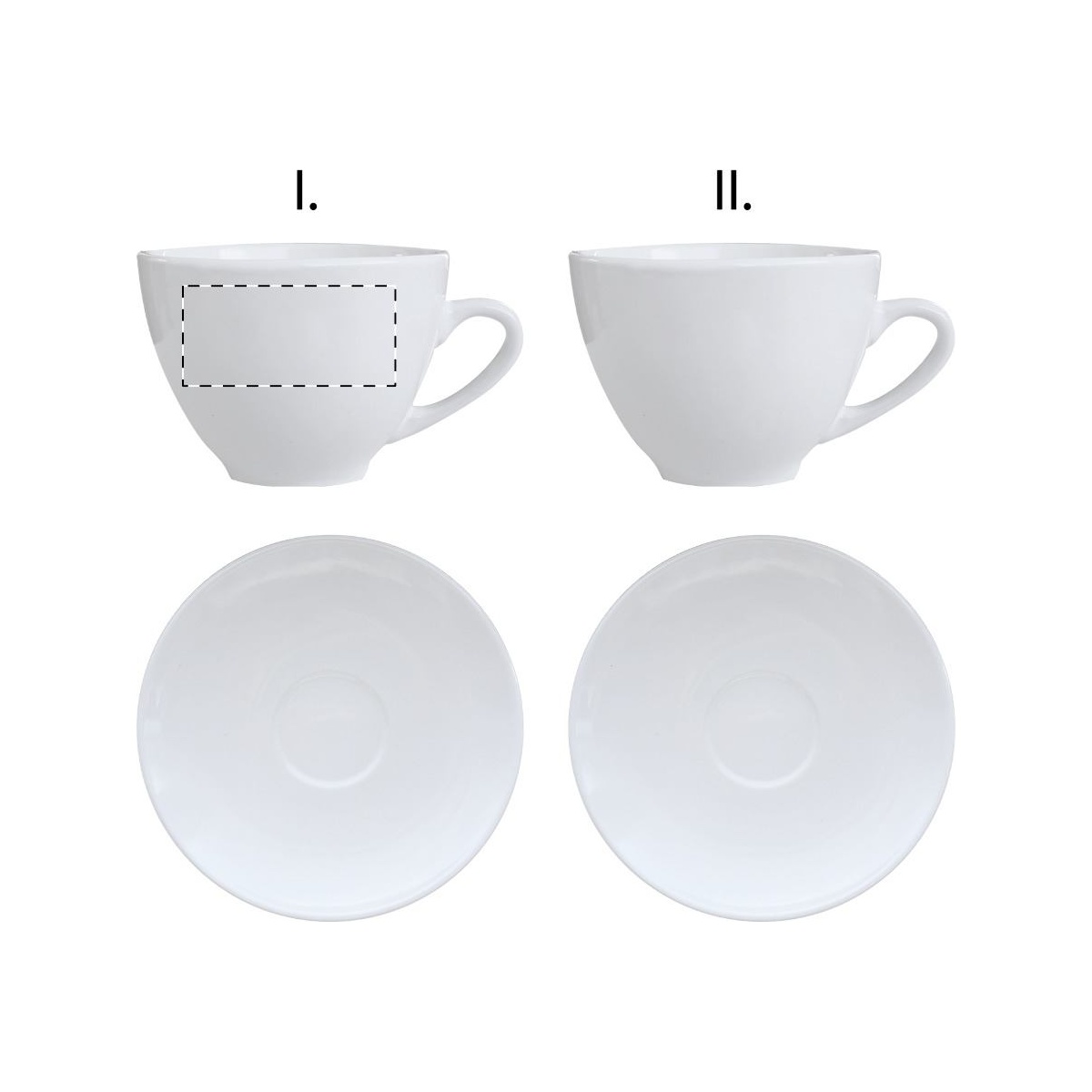 Tasse 1 - für Rechtshänder (5 x 2,5 cm)