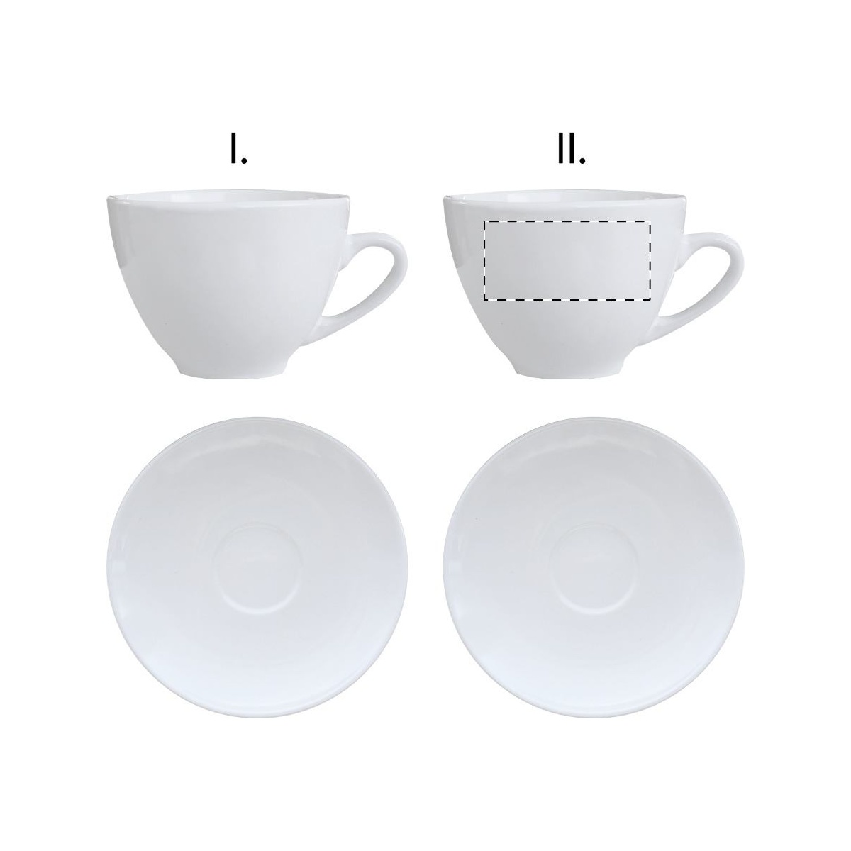 Tasse 2 - für Rechtshänder (5 x 2,5 cm)