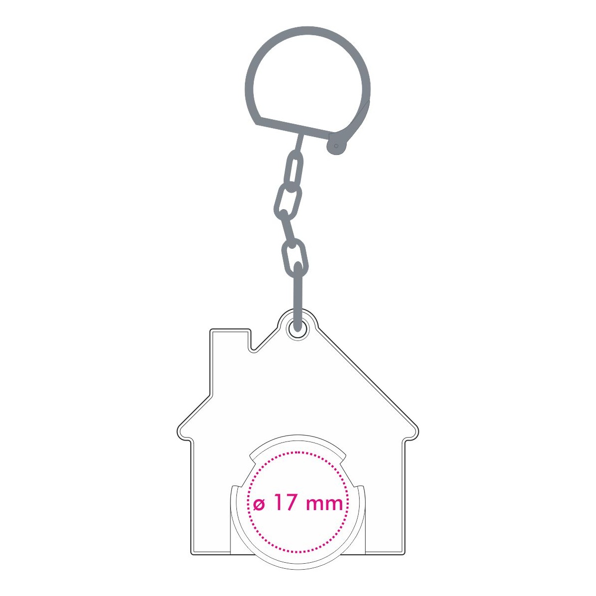 Chip Vorderseite (ø 1,7 cm)