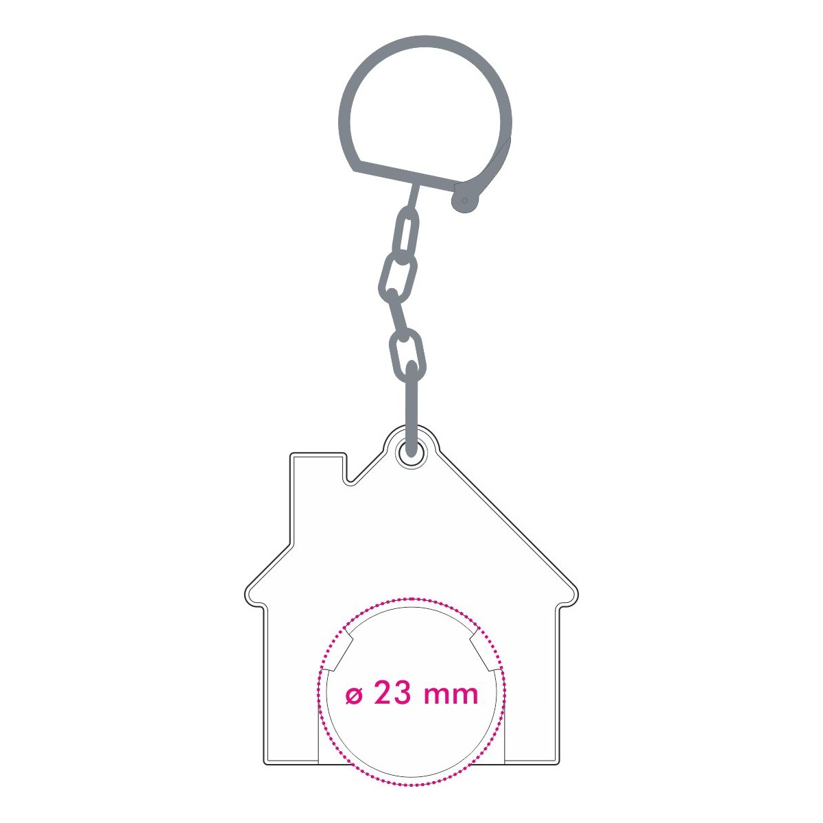 Chip Vorderseite (ø 2,3 cm)