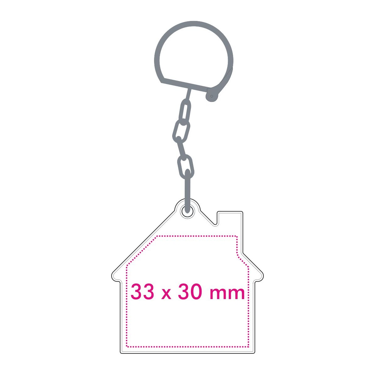 Halter Vorderseite (3,3 x 3 cm)