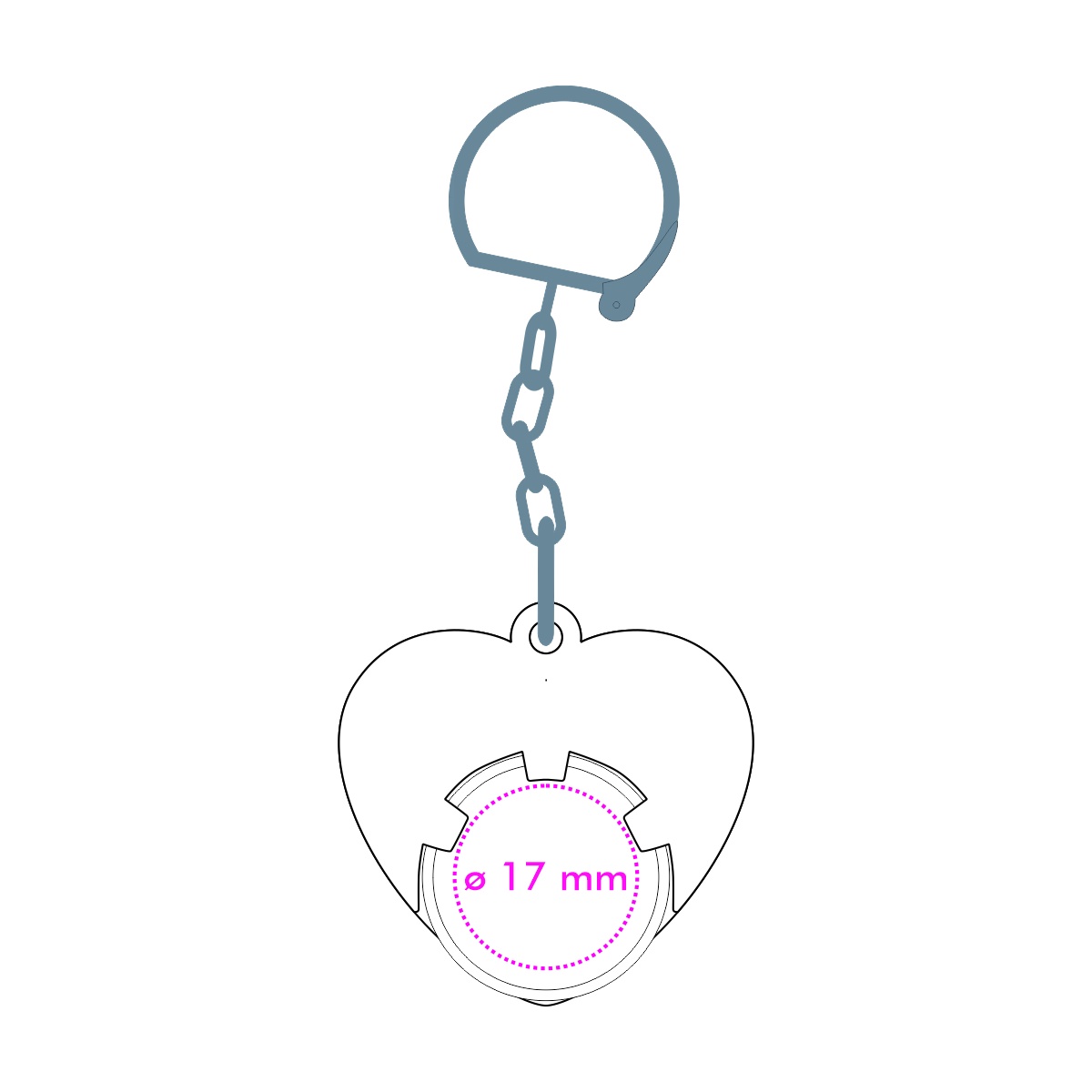 Chip Vorderseite (ø 1,7 cm)