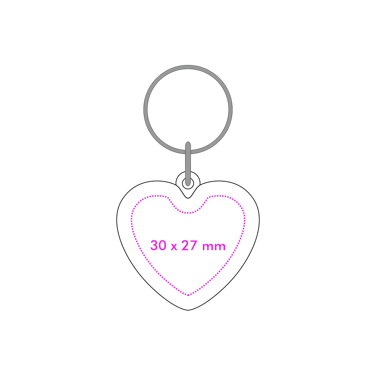 Halter Vorderseite (3 x 2,7 cm)