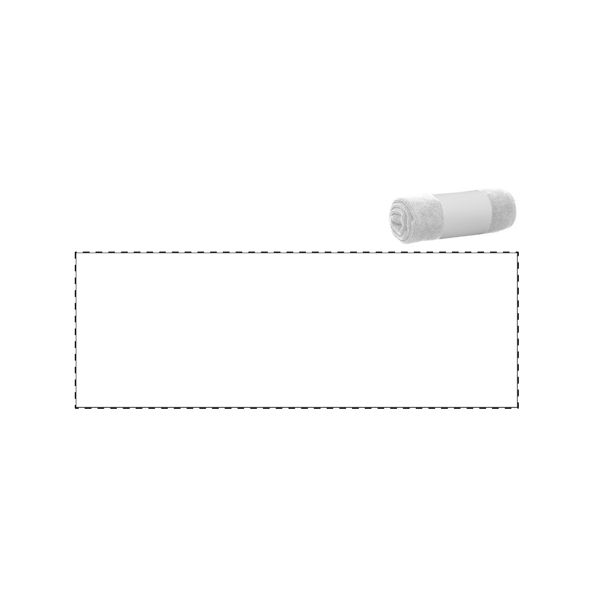 Maßgefertigte Papierbanderole (200 x 70 mm)