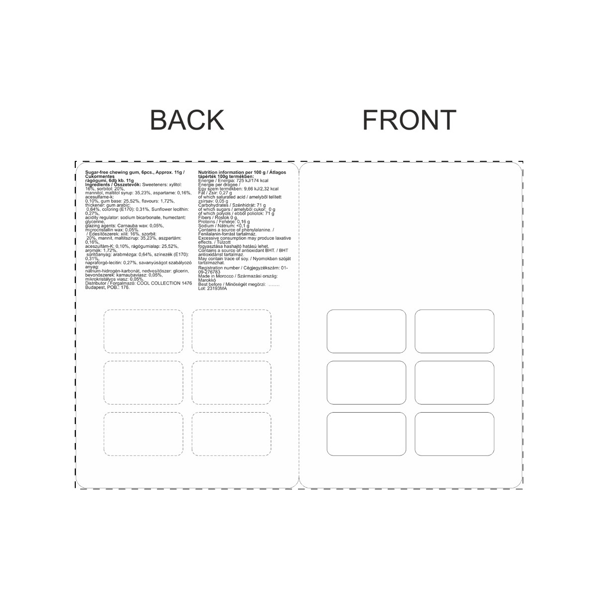 Komplette Oberfläche (137 x 100 mm)