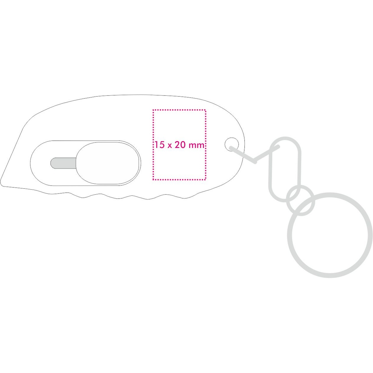 Vorderseite (4,5 x 2 cm)