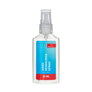 Handreinigungsspray, Body Label (R-PET)