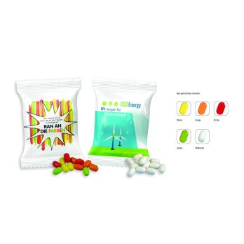 Bunte Frucht- Dragees Werbetüte 5 g