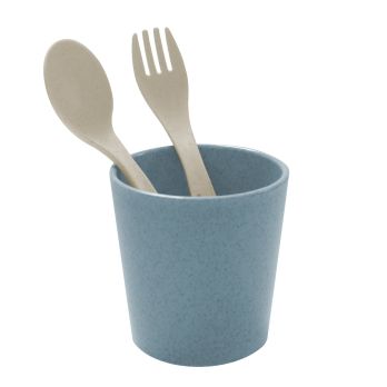 EASY EATER SET Becher und Besteckset 2-teilig