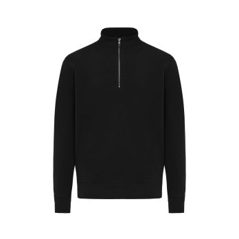 IQONIQ Elgon Quarter-Zip-Sweater aus rec. Baumwolle