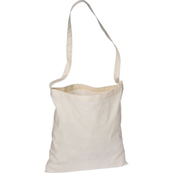 Oeko-Tex® STANDARD 100 zertifizierte Baumwolltasche mit langem Henkel Oeko-Tex® STANDARD 100 zertifizierte Baumwolltasche mit langem Henkel