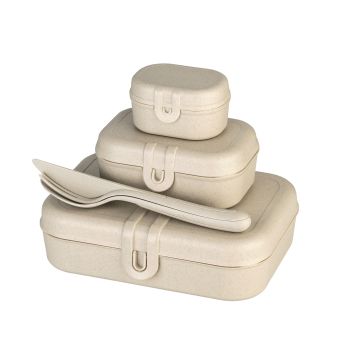 PASCAL READY Lunchbox-Set mit Besteck-Set