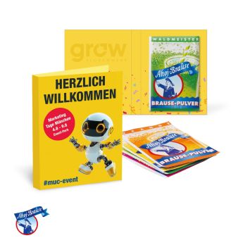 Werbe-Klappkarte Mit Ahoj Brause Pulver