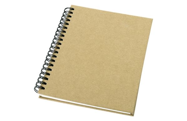 Mendel A6 Recycling Notizbuch - natur 