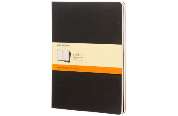 Moleskine Cahier Journal XL – liniert - schwarz 
