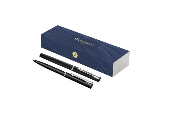 Waterman Allure set aus Kugelschreiber und Tintenroller - schwarz 