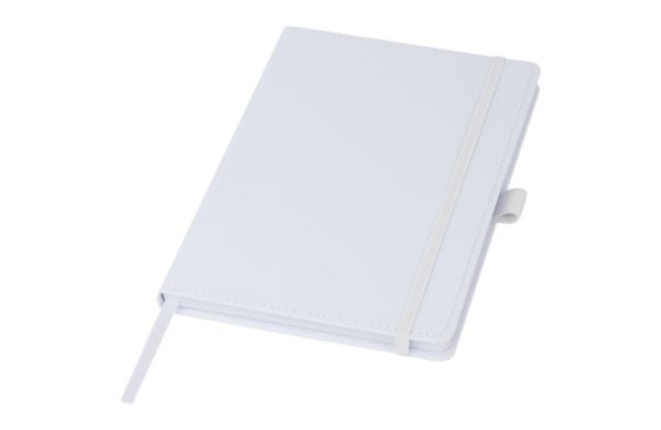 Thalaasa Hardcover Notizbuch aus Ozean Kunststoff - weiss 