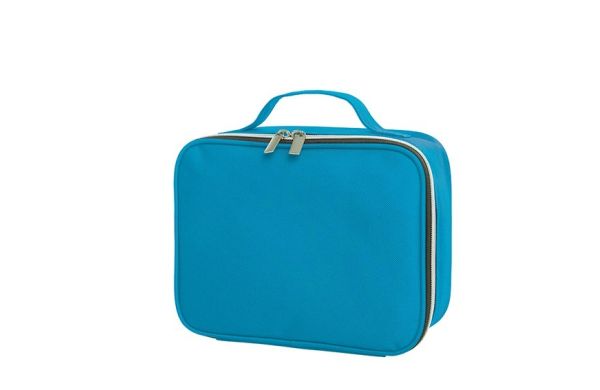 Halfar/Reißverschluss-Tasche SWITCH cyan