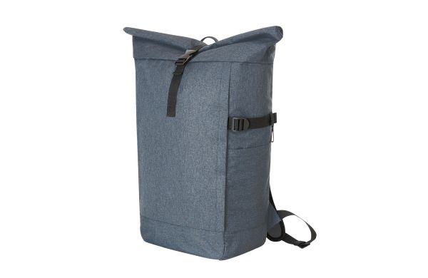 HALFAR/Notebook-Rucksack CIRCLE L blau-grau meliert