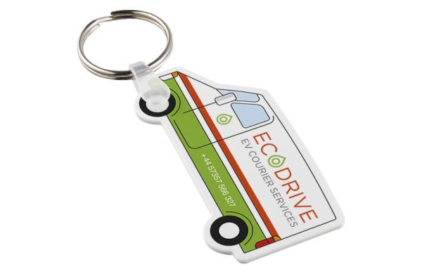 Tait Van Schlüsselanhänger aus recyceltem Material - weiss 