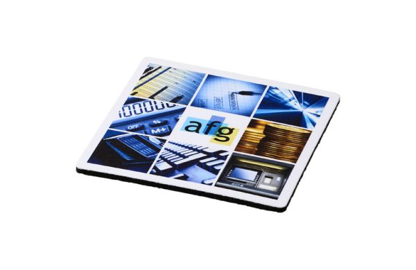 Q-Mat® quadratischer Untersetzer - schwarz 