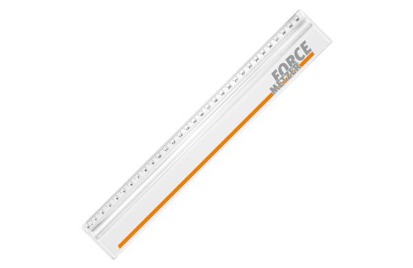 30 cm Lineal mit Zeilenlupe