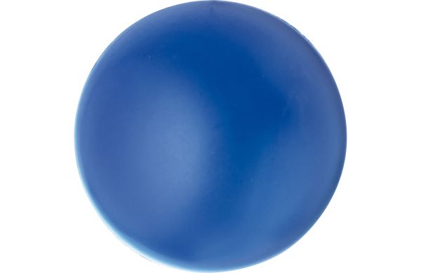 Anti Stress Knautschball aus knetbarem Schaumstoff - blau