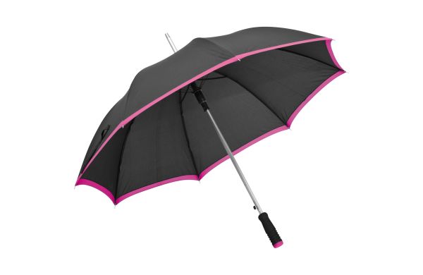 Automatik Regenschirm aus Pongee - pink