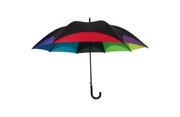 Automatik Regenschirm in Regenbogefarben