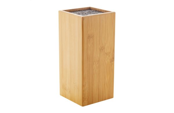 Bambus Messerblock Santoku, weiss