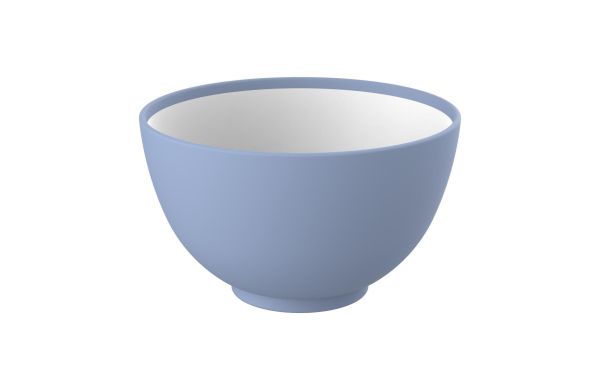 Bio-Müslischale "2 Colour" matt, blau/weiss